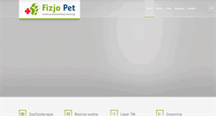Desktop Screenshot of fizjopet.pl