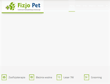 Tablet Screenshot of fizjopet.pl